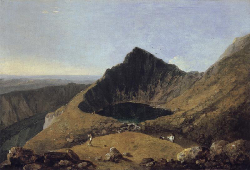 Richard  Wilson Llyn-y-Cau oil painting picture